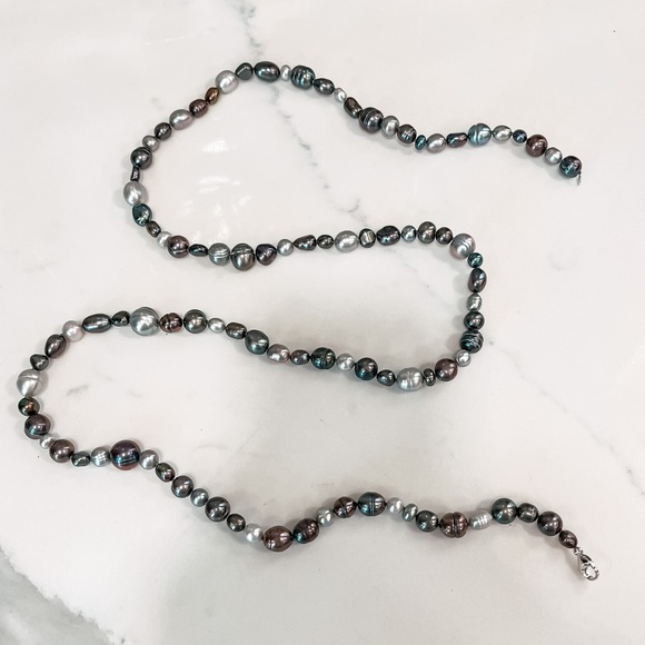 Honora Freshwater Multi-Sized Pearls - Purple/Metallics - Picture 1 of 4